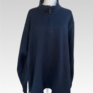 Wrangler Men's Dark Blue Zip-Up Sweater 2XL